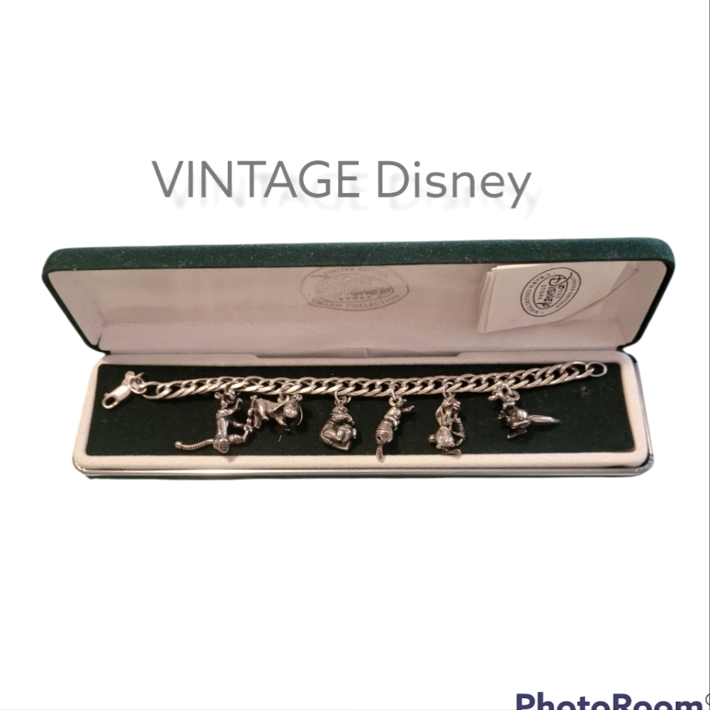 Vintage Disney Winnie-the-Pooh Charm Bracelet